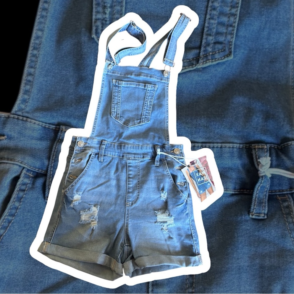 Wax Jean  Blue Denim Overalls